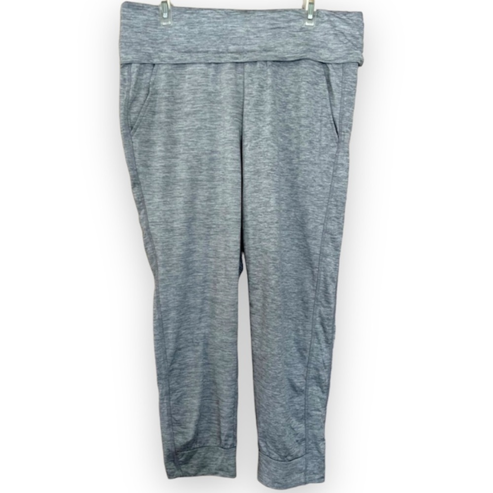XERSION light gray fold over waist jogger lounge sweatpants